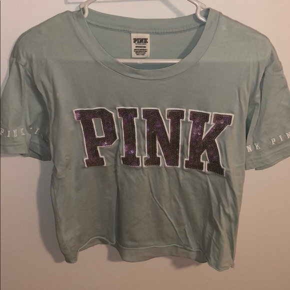 VS PINK Sparkle T-Shirt - Picture 1 of 2